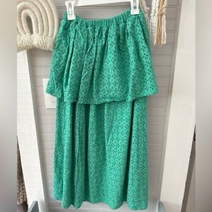 The Campamento eyelet skirt